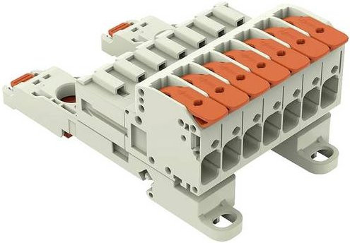 WAGO Stiftgehäuse-Kabel 7-polig in Grau mit 7,62 mm Rastermaß 831-1207/306-000 6er-Pack - Bild 1