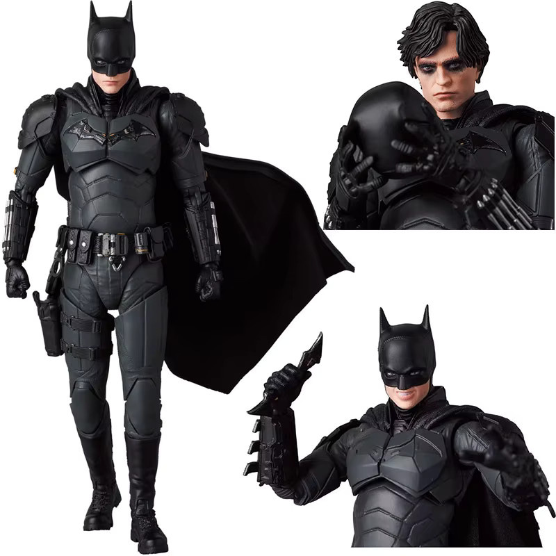 Bandai Batman DC, MAFEX188, bewegliche Figur, Kunststoff, Schwarz - Bild 2