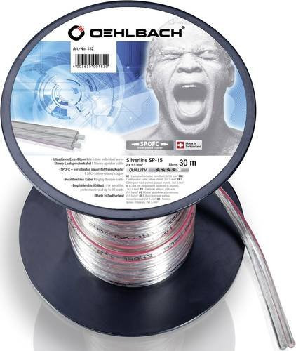 Oehlbach Lautsprecherkabel 2 x 1,5mm² Transparent 30m - Bild 1