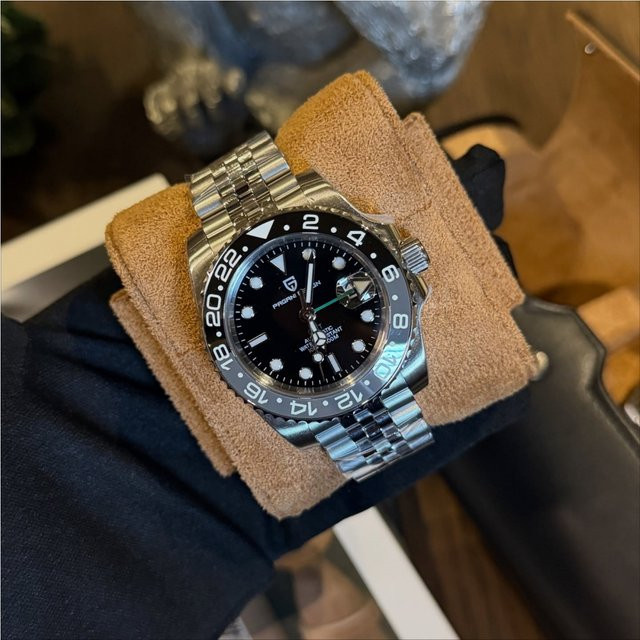PAGANI DESIGN GMT Armbanduhr, Automatik, Edelstahl, 40 mm, Herren - Bild 1