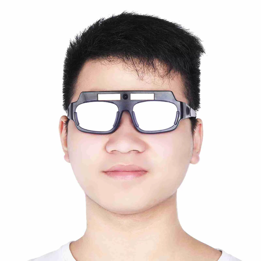 YOUTHINK Solar Schweißbrille mit Automatik-Abblendfunktion für Argon-Lichtbogenschweißen in Schwarz und Weiß mit getönten Gläsern - Bild 6
