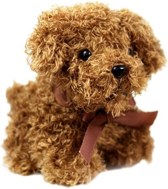 Hunde-Schlüsselanhänger Plüsch, hellbraun, Unisex - Bild 1