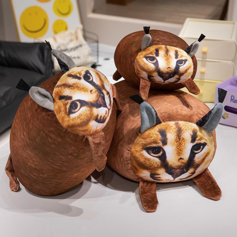 Kekswelpe Katzenplüschtier braun - Bild 3
