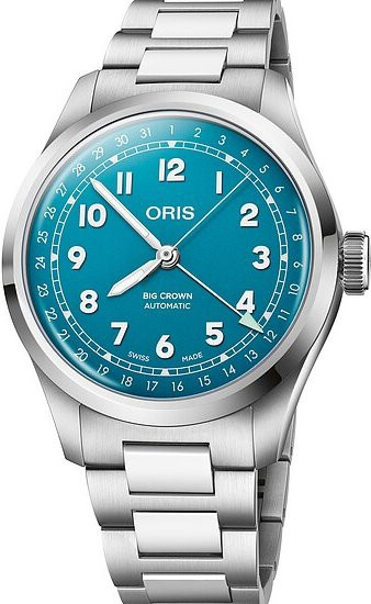 Oris Big Crown Pointer Date, Armbanduhr, Automatik, Edelstahl, Blau, 40 mm, Unisex - Bild 1