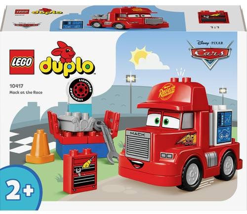 LEGO DUPLO Mack beim Rennen Disney Pixar Cars Set für 2-Jährige in Rot