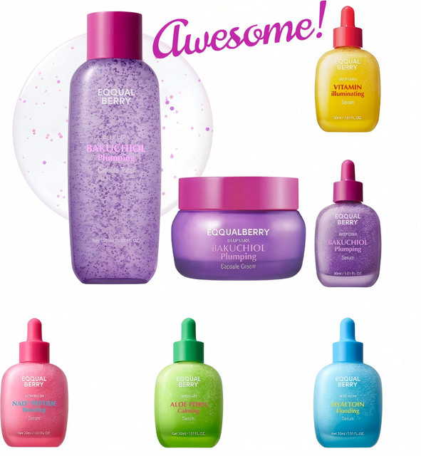 EQQUALBERRY Bakuchiol und Vitamin C Serum, Gesicht, Trockene Haut - Bild 1