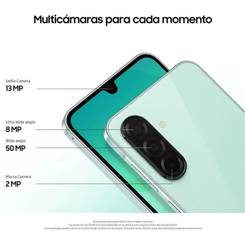 Samsung Galaxy A26 5G Smartphone mit 6,7 Zoll Super AMOLED Display, Dual SIM, 50MP Triple-Kamera, 5000mAh Akku und Exynos 1380 Prozessor in Schwarz - Bild 3