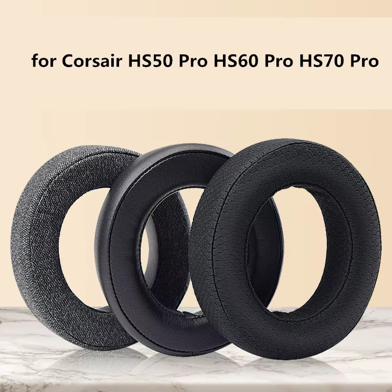 Corsair Ersatz-Ohrpolster aus hautfreundlichem Velours für HS75 XB, HS70 Pro, HS60 Pro und HS50 Pro Gaming-Headsets - Bild 2