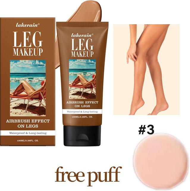 Lakerain Bronze Leg Körper-Foundation, 100 ml, Natürlich - Bild 1