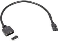 Inter-Tech Adapterkabel 3Pin auf VDG in Schwarz - Bild 1