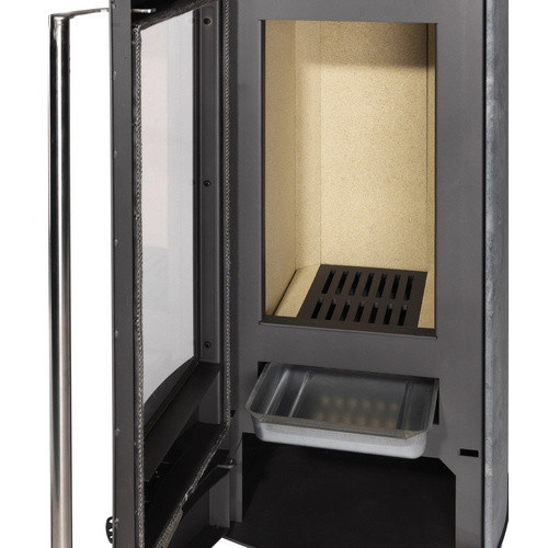 THERMIA Kaminofen Neuwerk in Grau aus Naturstein mit 6 kW Leistung, B/T/H: 126,0 x 52,2 x 110,5 cm - Bild 3