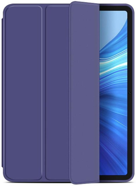 Huawei MatePad 10.4 Tablet Hülle aus PU-Leder und Silikon in Lila - Bild 1