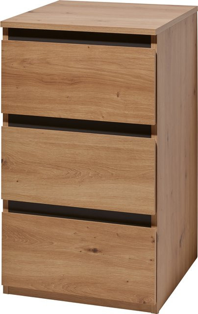 LIVARNO Kommode Genf in Braun, moderne Kommode für Schlafzimmer oder Wohnzimmer, B/T/H: 78 x 48 x 40 cm - Bild 1