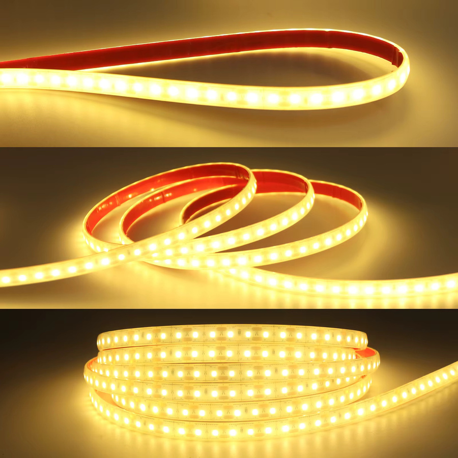 HEGEHE USB-LED-Lichtband in Weiß/Warmweiß, wasserdicht IP68, flexibles 5 V Diodenband mit 120 LEDs für Heim- und Gartendekoration - Bild 5