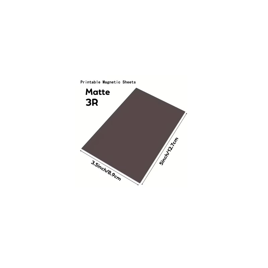 ESHANG Magnetfolien zum Bedrucken, 10 Stück, matt, weiß, flexibles Magnetpapier für Tintenstrahldrucker zur Erstellung von Fotomagneten und Karten - Bild 2