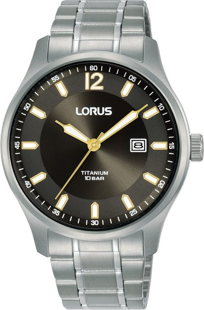 Lorus Herrenuhr, Quarz, Titan, 40 mm, Schwarz, 10 ATM - Bild 1