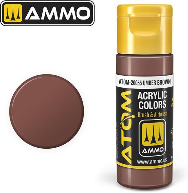 AMMO by MIG Jimenez Atom Color Umber Brown, Braun - Bild 1