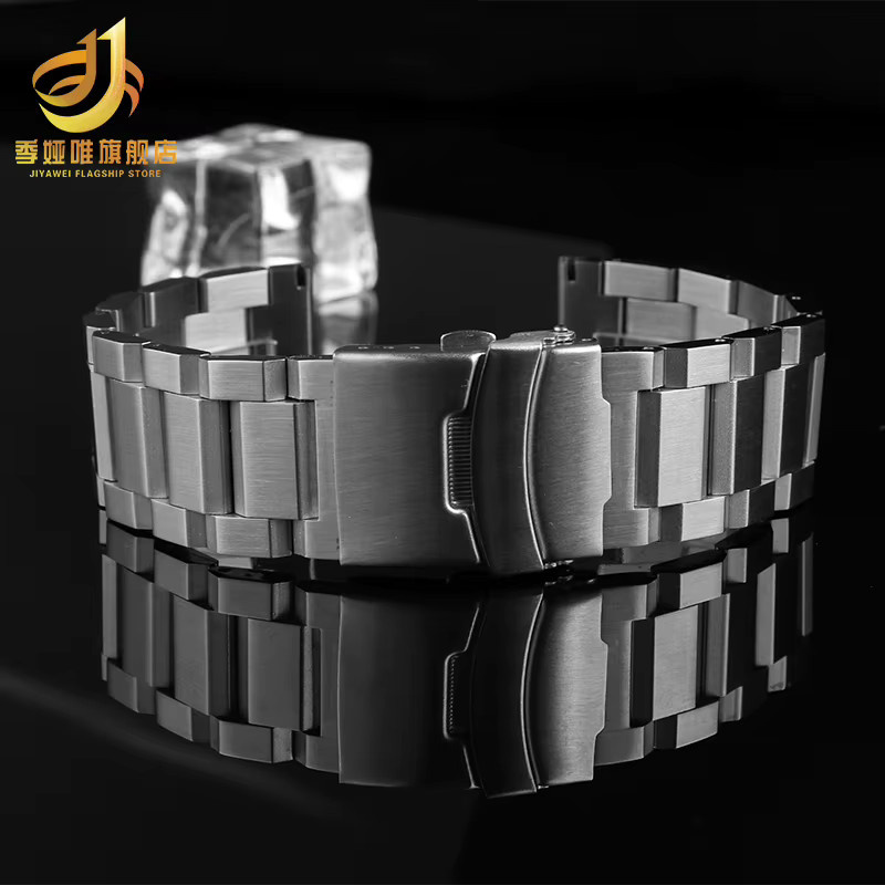 Zhuolei Uhrenarmband Edelstahl, Silber, Herren - Bild 2