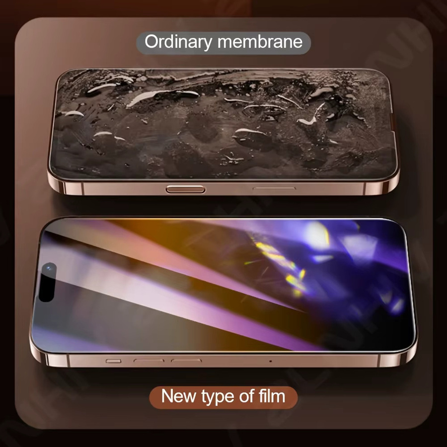 NNBILI Blickschutz-Displayschutzfolie aus gehärtetem Glas für iPhone 17 16 15 14 13 12 11 Pro Max 17e 16e 13 Mini Panzerglas - Bild 4