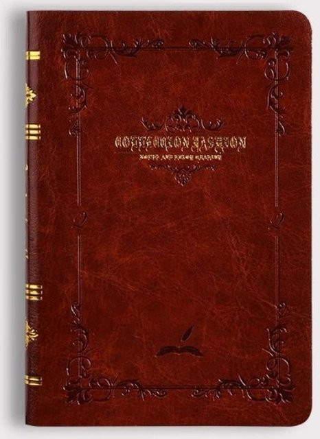 NATAWA Vintage Notizbuch aus PU-Leder in A7, Weinrot, Hardcover - Bild 1