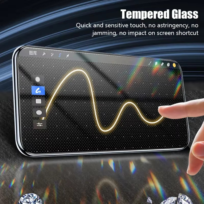 5er-Pack Gehärtetes Schutzglas für Xiaomi Note 9 10 11 12 13 Pro und Redmi 10S 11S 12S, Transparent, Vollabdeckung - Bild 2