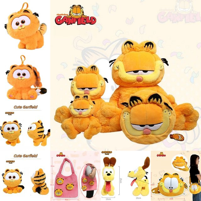 Garfield Odie Plüschpuppe, Plüschtier, Weiß - Bild 1