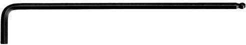 KS Tools Kugelkopf-Innensechskant-Winkelstiftschlüssel XL phosphatiert in Schwarz aus Stahl, 14mm - Bild 1