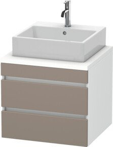 Duravit Waschtischunterschrank DuraStyle in Weiß, Wandmontage mit 2 Schränken, B/T/H: 60 x 54,8 x 51,2 cm - Bild 1