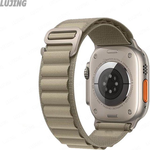 Apple Watch Nylonarmband Alpine Loop, Grau, Unisex - Bild 1