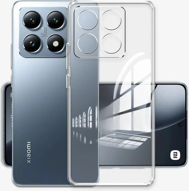 ESACAPA Ultradünne Klare Silikon-Softcase für Xiaomi 15T Pro, 17T Pro und Xiaomi Mi 15 Ultra, Transparentes TPU Bumper Cover - Bild 1