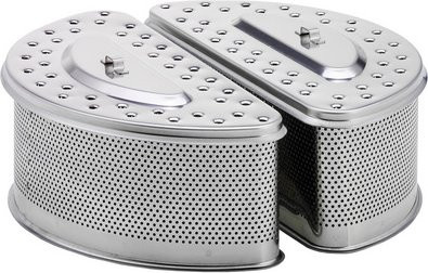 LotusGrill Holzkohlebehälter XXL Ersatzteil, grau, B/H/T: 30,0 x 11,5 x 30,0 cm - Bild 1