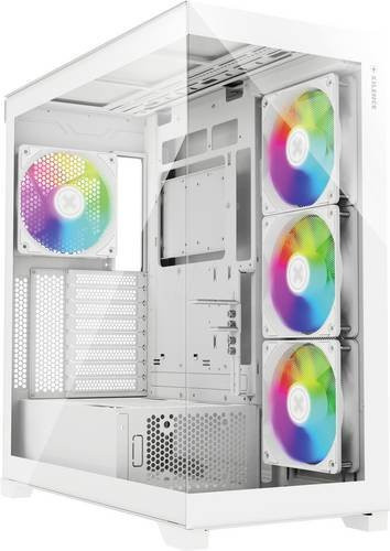 Xilence Gleam Midi-Tower PC-Gehäuse in Weiß mit Seitenfenster - Bild 1