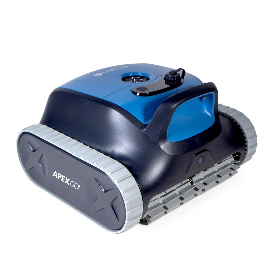 Apoolco APEX GO! Akku-Poolroboter zur Wand- und Bodenreinigung in Grau-Blau - Bild 2