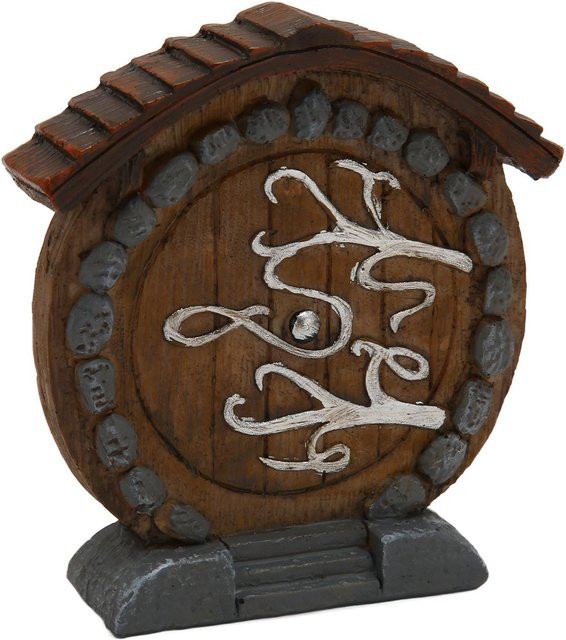 GoolRC Feentür Statue Miniaturfigur aus Harz in Schwarz und Braun - Bild 1