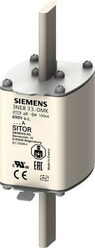 Siemens Sicherungseinsatz 3NE83320MK, Farbe: Grau, 400A, 690V - Bild 1