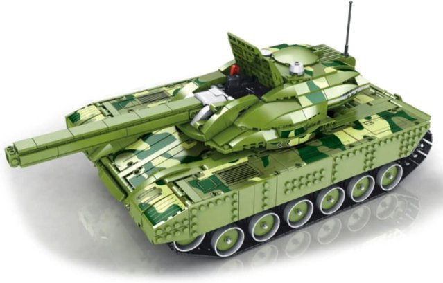 Reobrix Militär RC Militärfahrzeug Klemmbaustein Modell 1516 Teile ab 14 - Bild 1