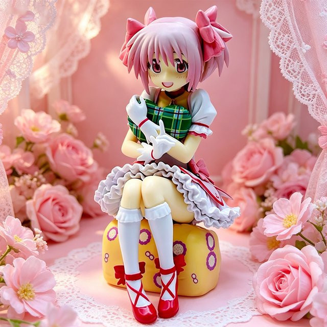 Bandai Puella Magi Madoka Magica Kaname Madoka Figur, 14cm, Kunststoff - Bild 1