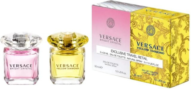 Versace Set Bright Crystal & Yellow Diamond Eau de Toilette, 2 x 30 ml, Damen - Bild 1