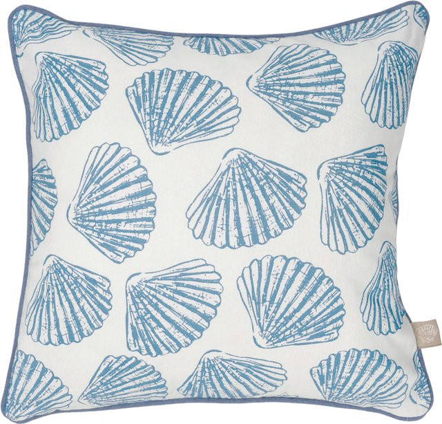 LIVARNO Dekokissen Muscheln, quadratisch, Multicolour, B/H: 40 x 40 cm - Bild 1