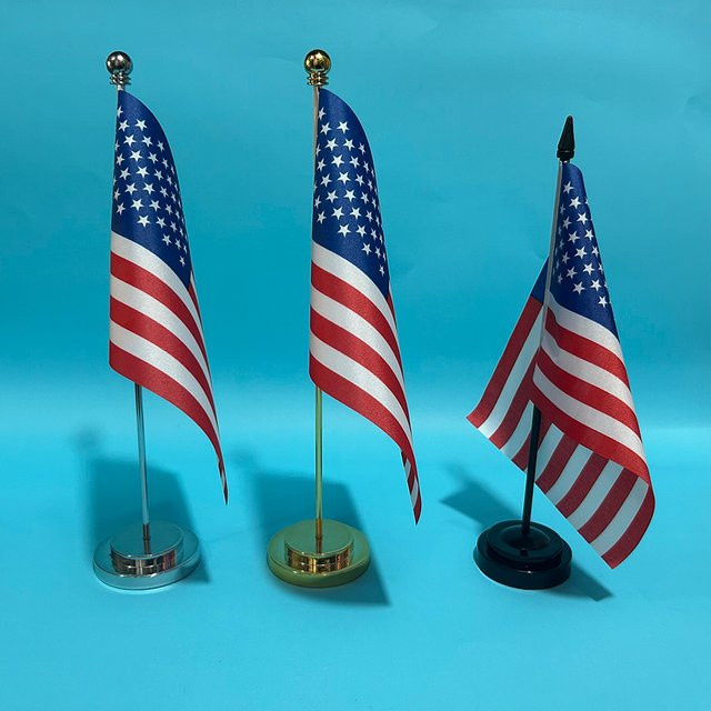 SKY FLAG Schreibtischflagge der Vereinigten Staaten, US-amerikanische Flagge, B/H: 14 x 21 cm, mehrfarbig - Bild 1