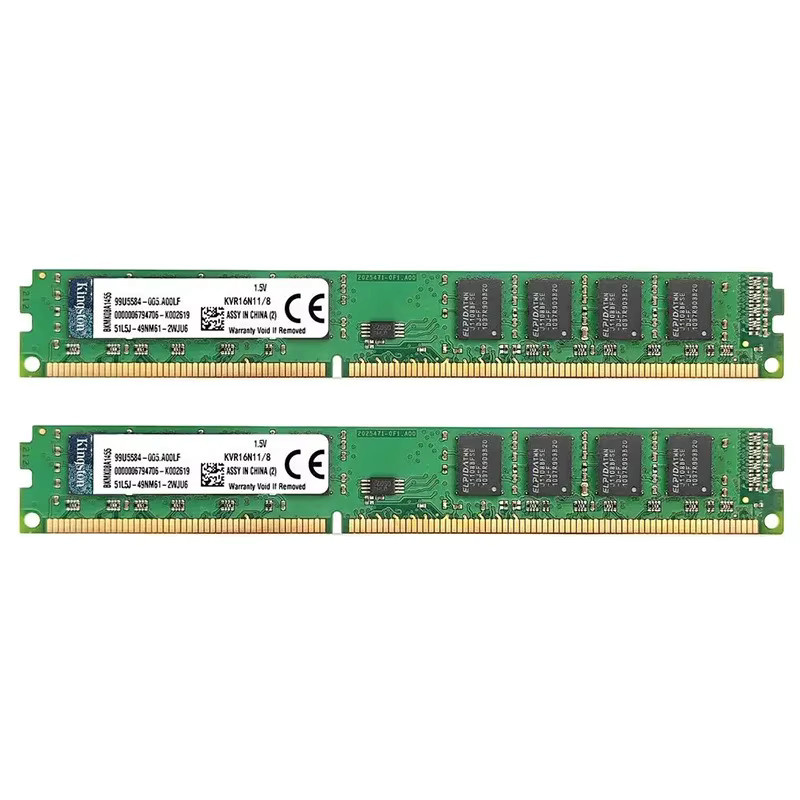 Kingston DDR3 KVR-Serie Desktop-Arbeitsspeicher 8 GB 1600 MHz RAM-Modul KVR16N11/8-SP 1,5 V 240PIN UDIMM Grün - Bild 2