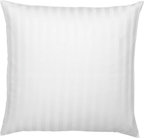 Erwin M. Kissenbezug Rom-Meran aus Baumwolle, gestreift, Weiß, B: 90 cm, H: 70 cm