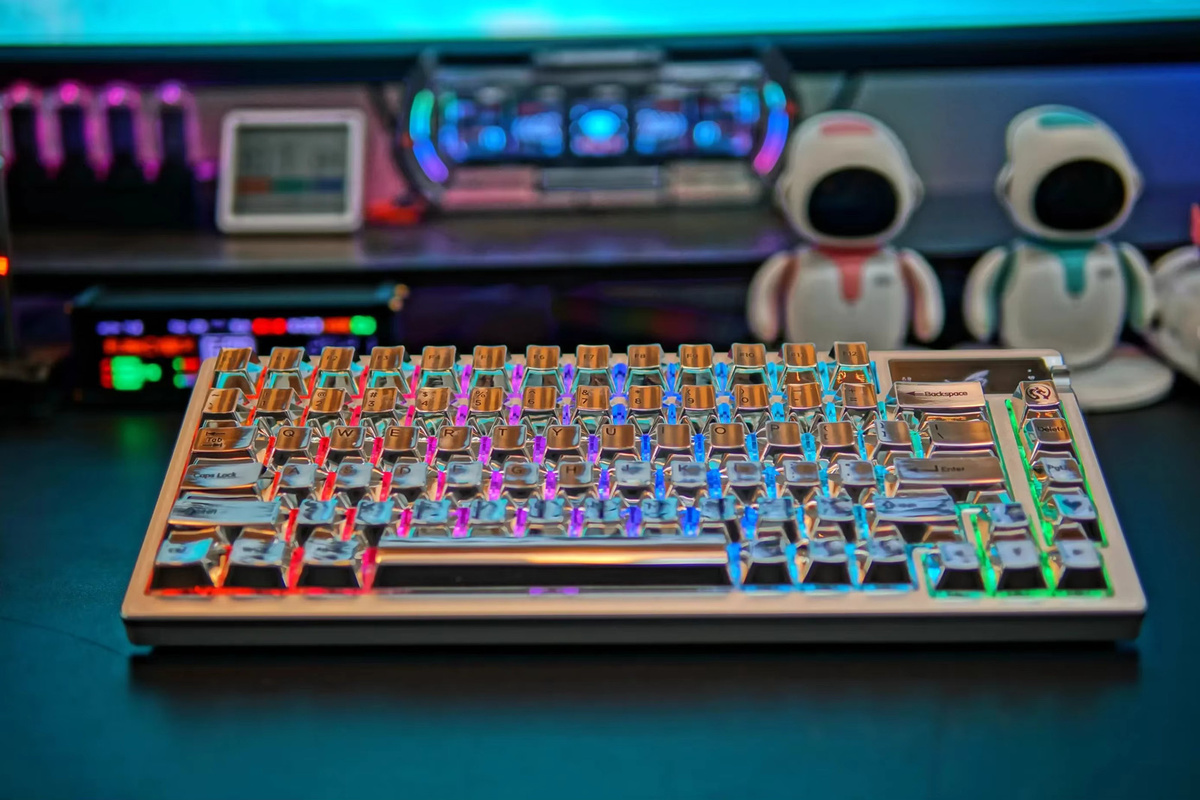 ECHOME Metall-Tastenkappen-Set aus Aluminium mit 104 Tasten in Silver für mechanische Tastaturen (80 % und 100 %) - Bild 4