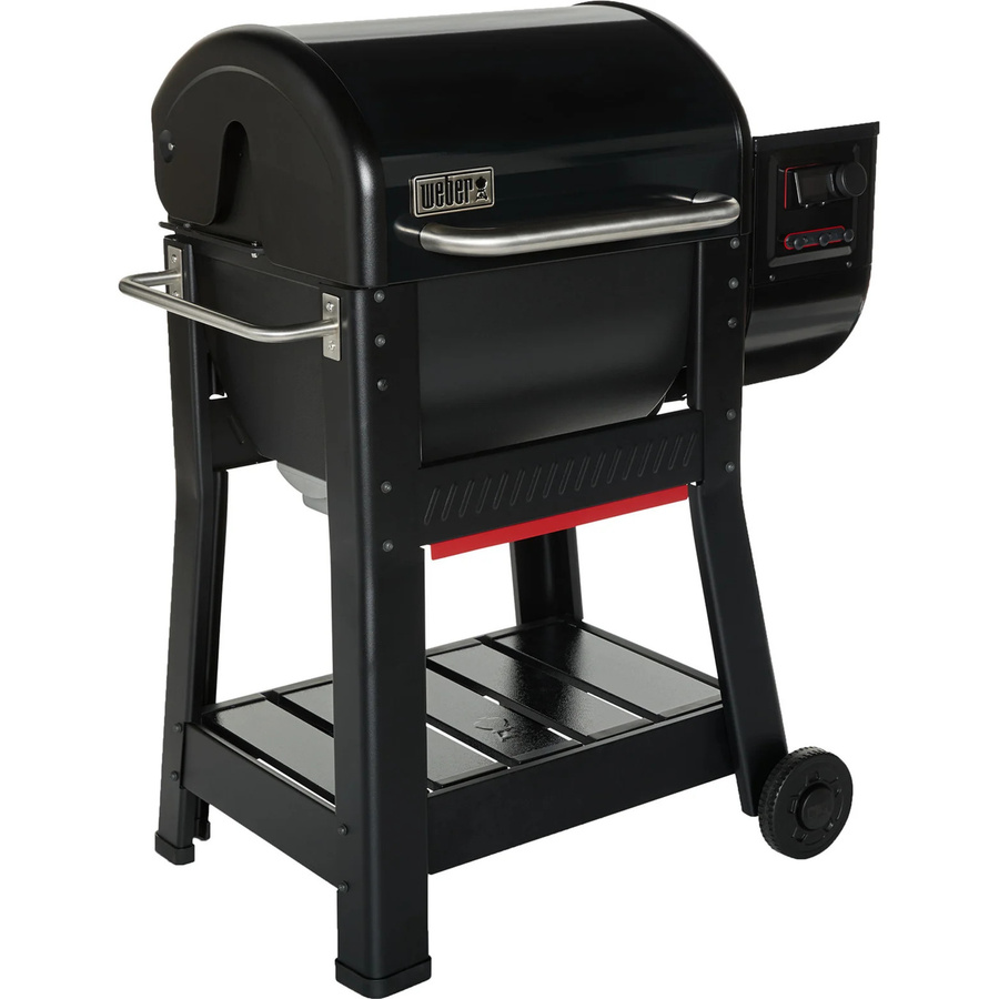 Weber Ablage SMOQUE für Pelletgrill, schwarz, B: 72,5 cm, T: 46,5 cm, H: 9,5 cm - Bild 2