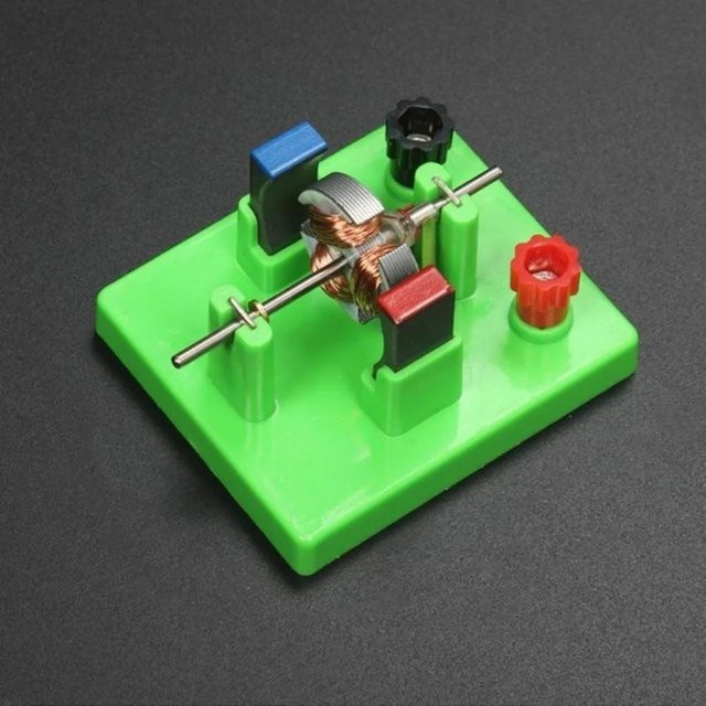 Soulbao Physik-Experimentierausrüstung für Gleichstrommotoren, offenes Modell zur Vermittlung elektrischer Grundlagen, mehrfarbig - Bild 1