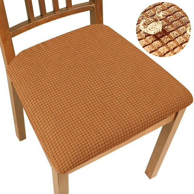 Wasserdichter und elastischer Küchenstuhl-Sitzbezug von Bestbags in Orange, Maschinenwaschbarer Stuhlbezug für Esszimmerstühle - Bild 1