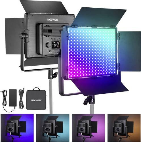 Neewer PL60C LED Videoleuchte in Schwarz - Bild 1