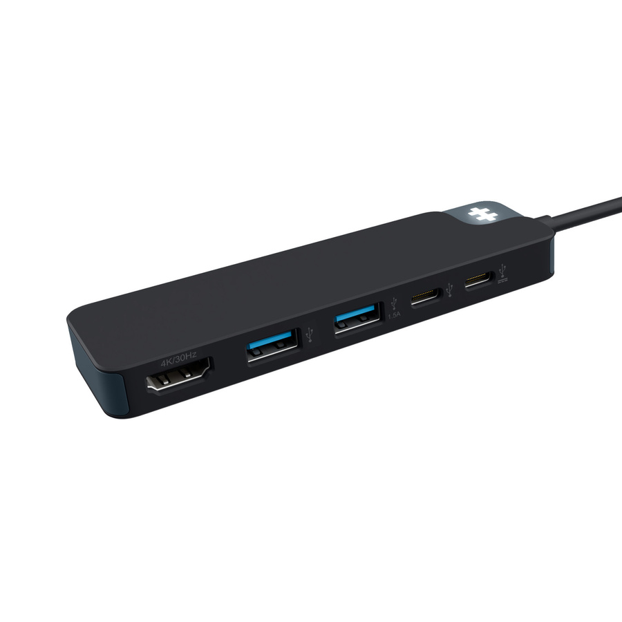 Targus HyperDrive Flex 5 Dockingstation in Schwarz mit USB-C, USB-A und HDMI für 4K UHD - Bild 2