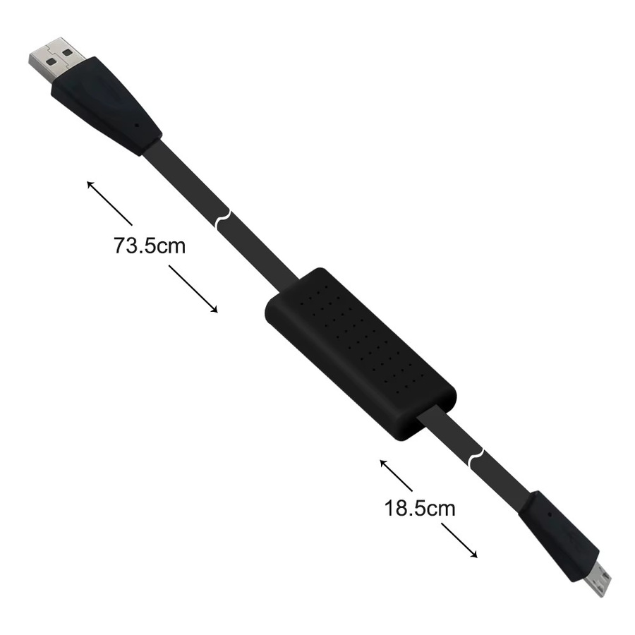 Broadlink HTS2 Temperatur- und Feuchtigkeitssensor mit USB-Anschluss in Schwarz, kompatibel mit RM4 mini und RM4 Pro - Bild 2