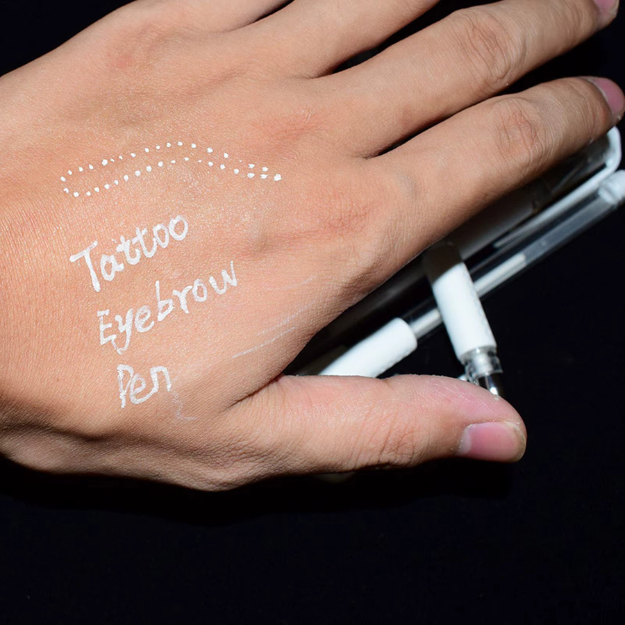 Skin Scribe Pen Arm Markierungsstift in Weiß für Body Art und Position Mapping zum Zeichnen auf der Haut - Bild 4